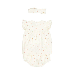 Dirkje Kleidungsset Kleid, Bloomers und Haarband