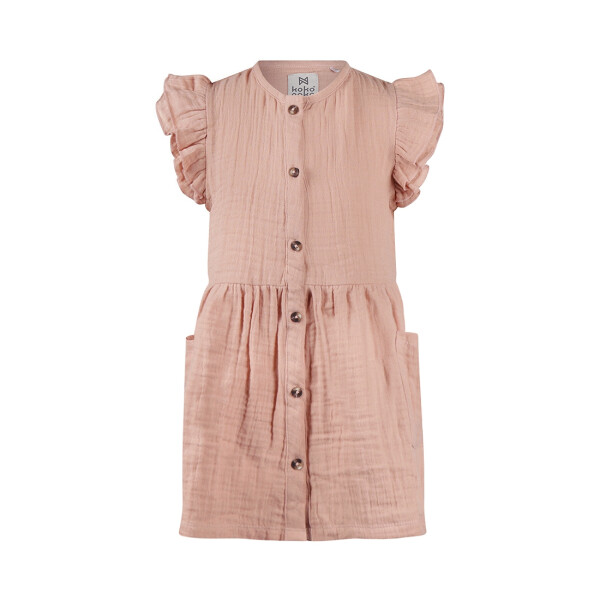 Koko Noko Muesslin Kleid mit Knöpfen