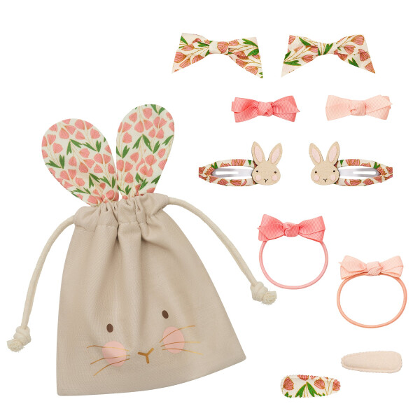 Mimi&Lula Oster-Geschenktäschchen mit Haarspangen