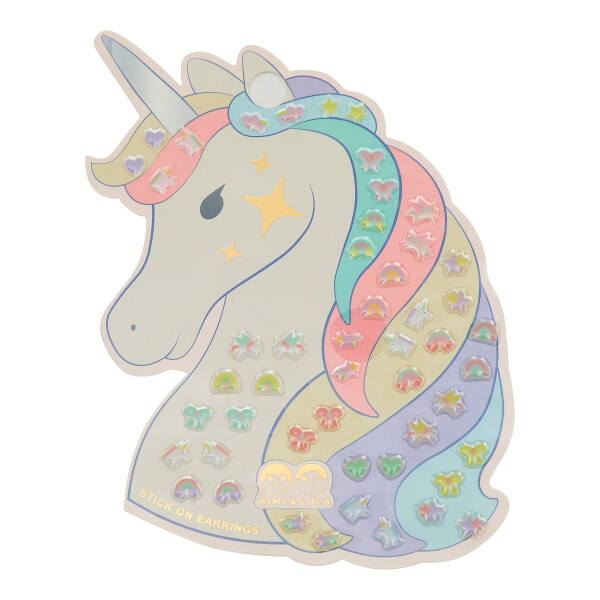 Mimi&Lula Klebeohrringe Unicorn
