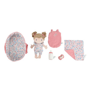 Little Dutch Babypuppe im Körbchen Rosa
