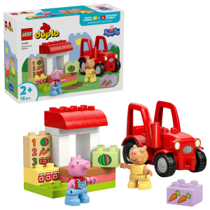 LEGO DUPLO Peppa Pig Traktor und Marktstand 10468