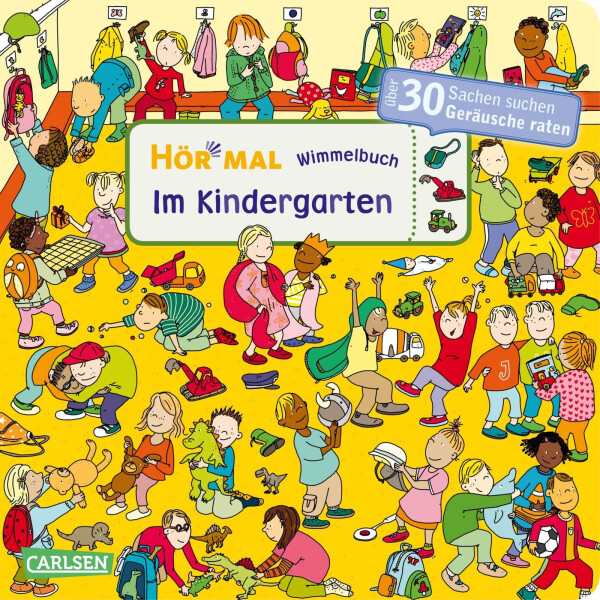 Carlsen Verlag Hör mal - Wimmelbuch - Im Kindergarten
