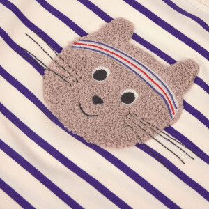 Lässig T-Shirt Katze Tiny Team