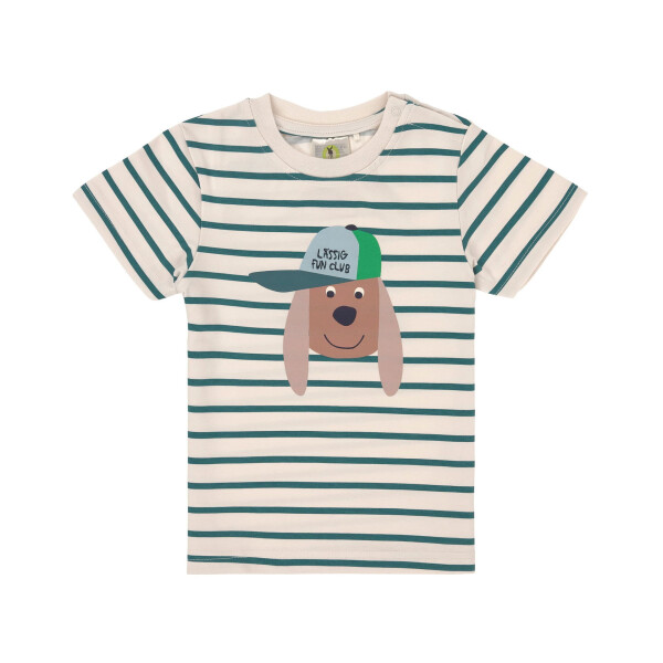 Lässig T-Shirt Hund Striped Tiny Team
