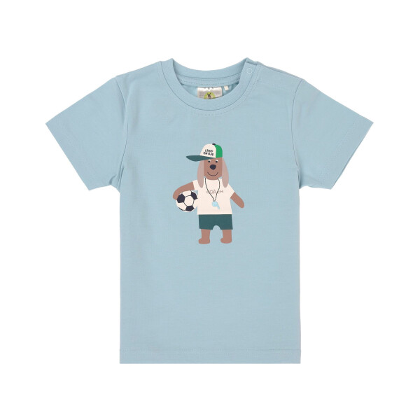 Lässig T-Shirt Hund Fußball Tiny Team