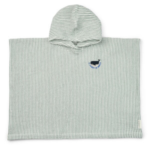 Liewood Badeponcho mit Stickerei Waffel Paco