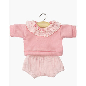 Minikane Marion-Outfit mit Fleece-Oberteil und...