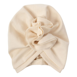 Wooly Organic Turbanmütze Ruffle