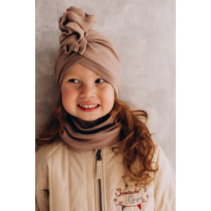 Wooly Organic Turbanmütze Ruffle