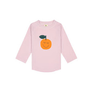 Lässig UV-Shirt Langarm Recycelt Orange