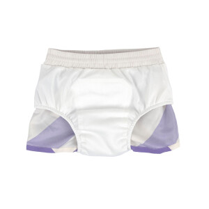 Lässig UV-Badehose mit Windel Stripes
