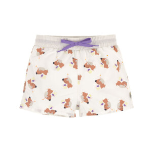 Lässig UV-Badehose Baby mit Windel Hund Eis