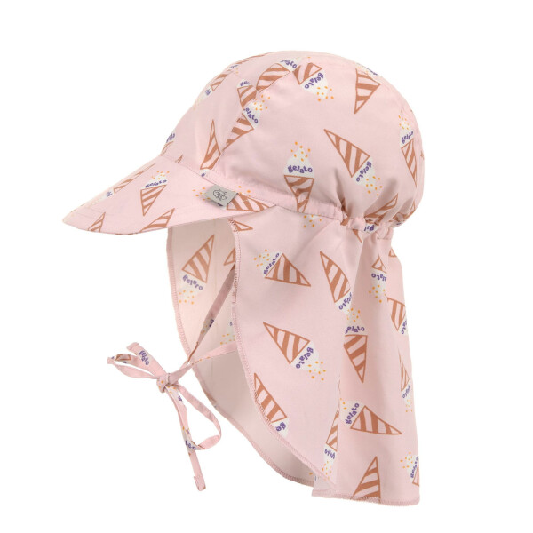 Lässig UV-Sonnenhut mit Nackenschutz Ice Cream Pink