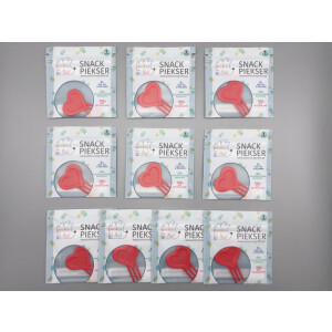 Pieksi und Griffel Herz rot einzeln