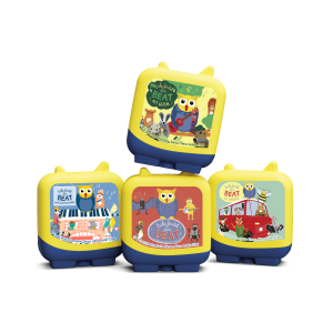 Tonies Eule findet den Beat 4er Set Pocket Tonie