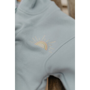 Leevje Sweatshirt mit Zipper Salt Sand Sea