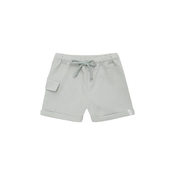 Leevje Waffle-Shorts mit Tasche