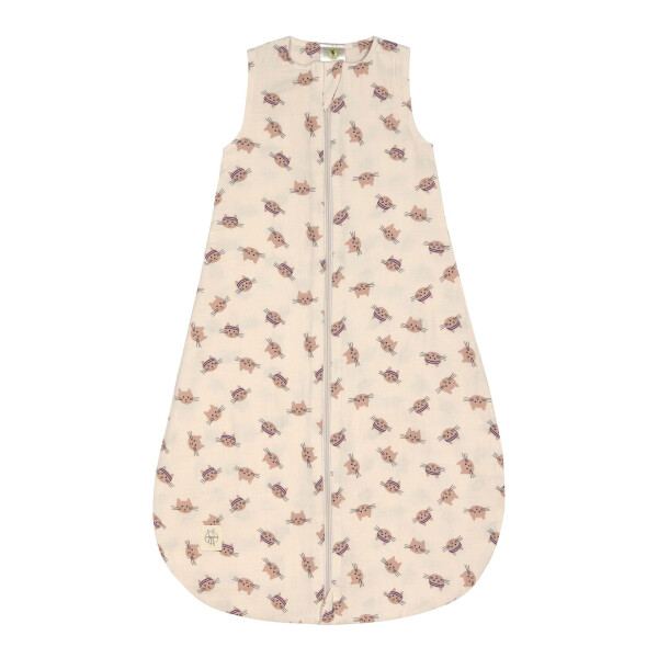 Lässig Sommerschlafsack 1.0 Tog Bio Baumwolle Katze