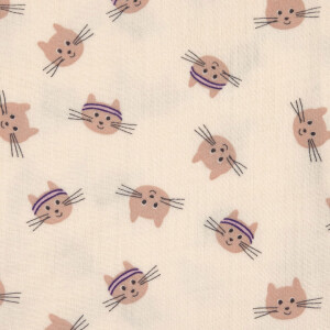 Lässig Sommerschlafsack 1.0 Tog Bio Baumwolle Katze