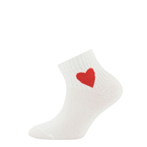 Ewers Knöchelhohe Tennissocken 2er Set mir Herz