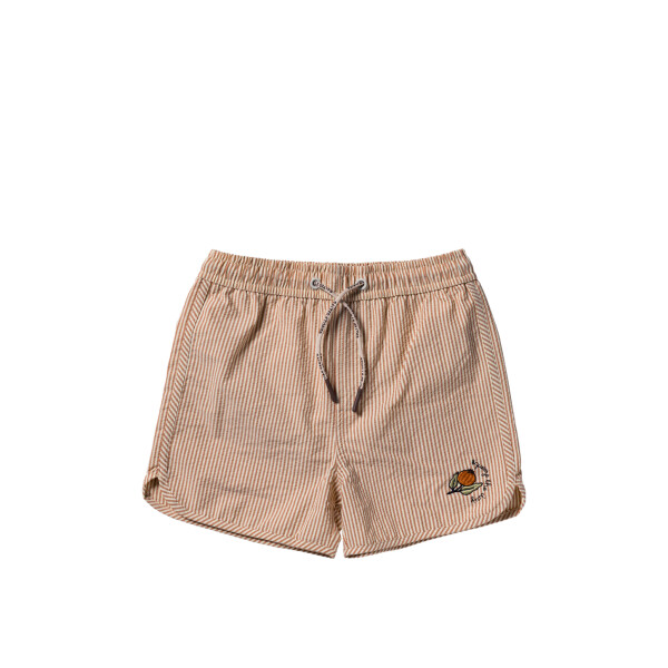 Salted Stories Schwimmshorts Seersucker Bombay Brown