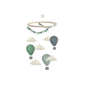 Gamcha Mobile Heißluftballons mit Wolken...