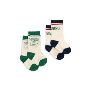 Konges Sløjd Tennissocken 2er Pack Fries/Fine Dining