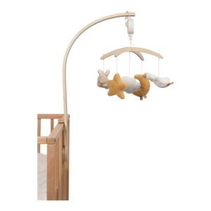 Little Dutch Musik-Mobile aus Holz Newborn Neutrals