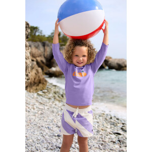 Lässig UV-Shirt Langarm Recycelt Ciao Orange