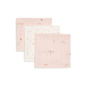 Jollein Spucktücher 3 Stück 31x31 Pretty Picnic