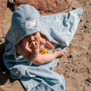 Filibabba Kapuzenhandtuch mit Stickmuster Christians...