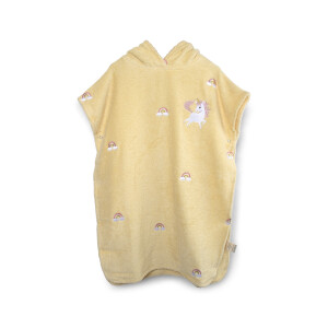 Filibabba Badeponcho mit Stickmuster Unicorn Shores