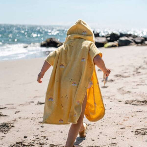 Filibabba Badeponcho mit Stickmuster Unicorn Shores