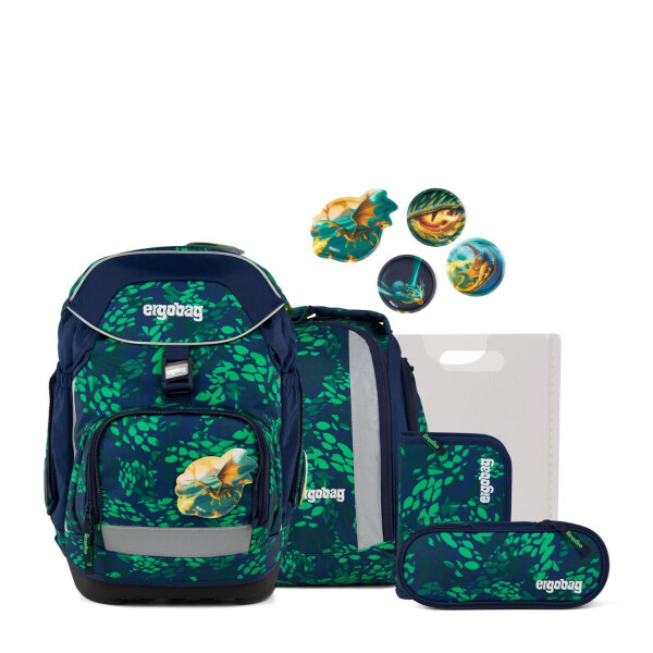 Ergobag Schulranzen-Set Pack 6tlg. DrachenbezwingerBär 2026 Version