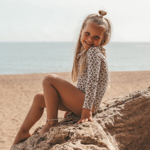 Salted Stories UV-Badeanzug langarm Sparkly Flower