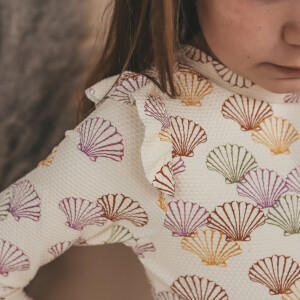 Salted Stories UV-Badeanzug langarm Shells