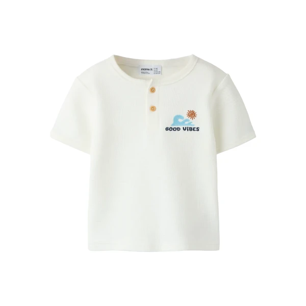 Name it T-Shirt Good Vibes Cloud Dancer