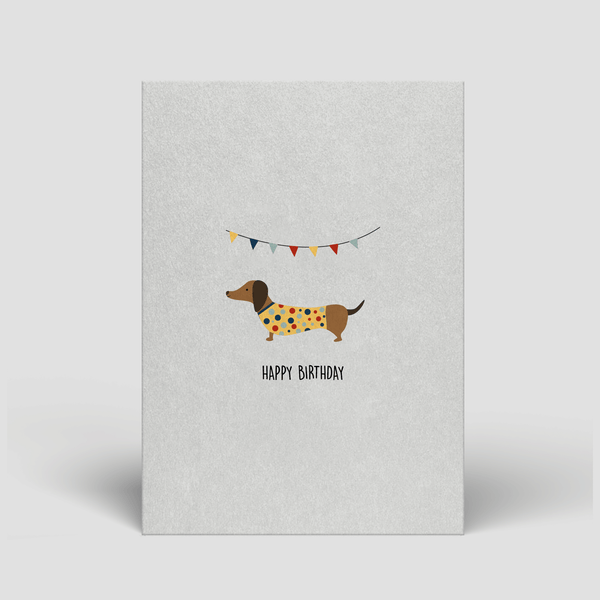 Naturbedacht Postkarte Geburtstag Happy Birthday