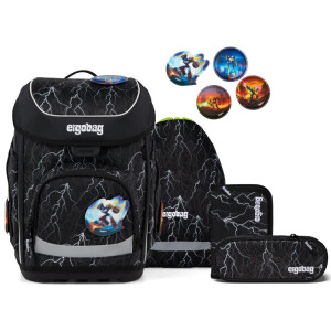 Ergobag Schulranzen-Set Cubo 5tlg. Super...