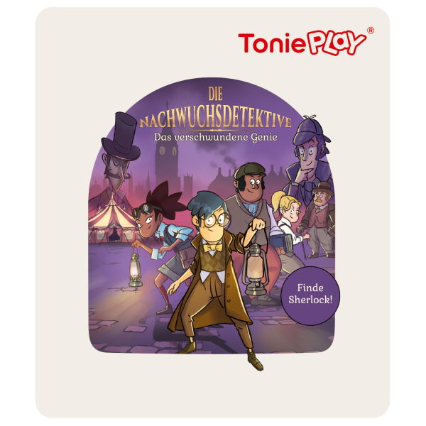 Tonies ToniePlay Game Die Nachwuchsdetektive: Das verschwundene Genie