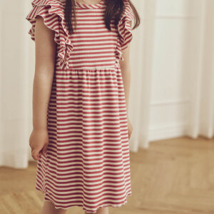 Müsli by green cotton Sommerkleid Striped Ruffle