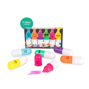 Trendhaus Happy Highlighter 6er-Set