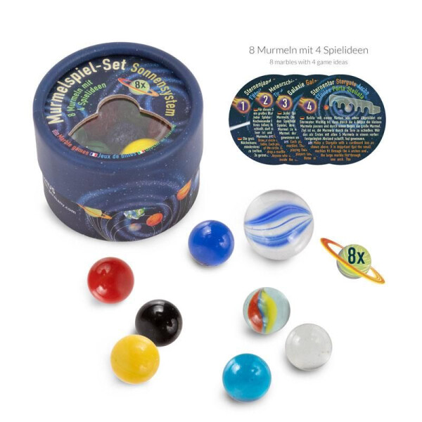 Trendhaus Murmelspiel-Set Sonnensystem