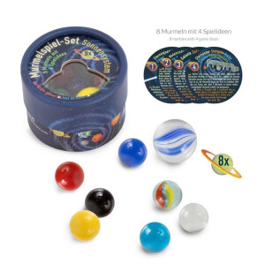 Trendhaus Murmelspiel-Set Sonnensystem