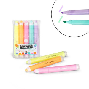 Trendhaus Highlighter- & Stempelstift 5er-Set