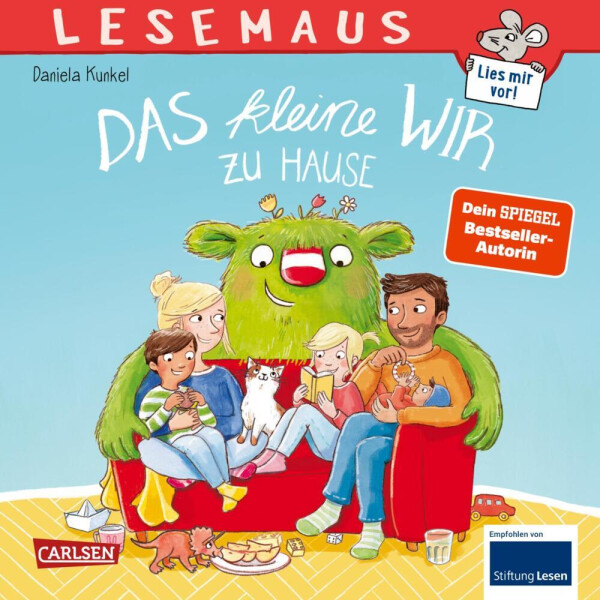 Carlsen Verlag  Lesemaus Das kleine WIR zu Hause.