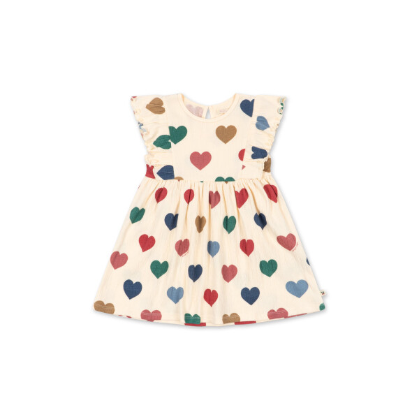 Konges Sløjd Kleid Chloe Musselin Bon Coeur Coloré