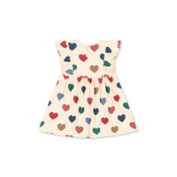 Konges Sløjd Kleid Chloe Musselin Bon Coeur Coloré