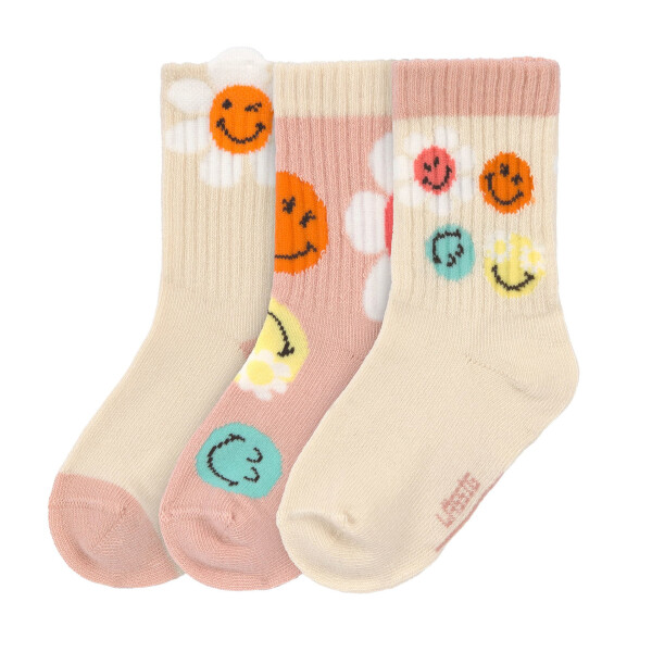 Lässig Tennissocken Kinder 3er-Set - SmileyWorld